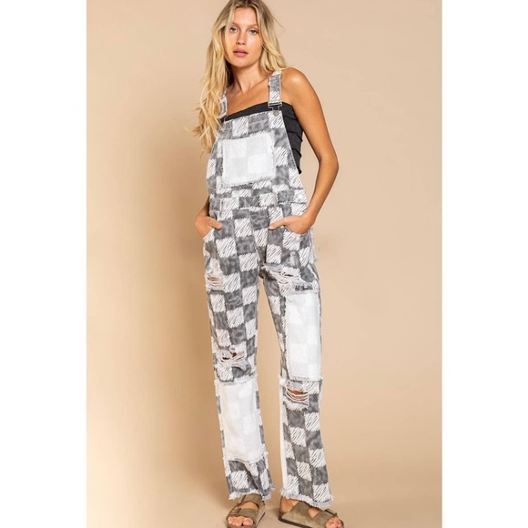 POL Pants - POL check me out overalls